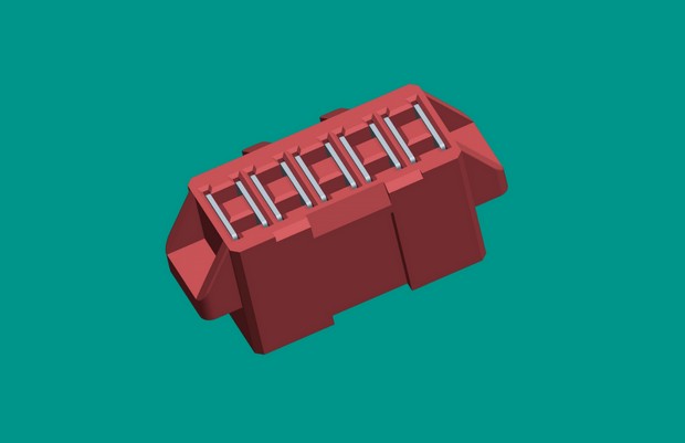 2.0mm跳線帽紅色（2號(hào)帽子）