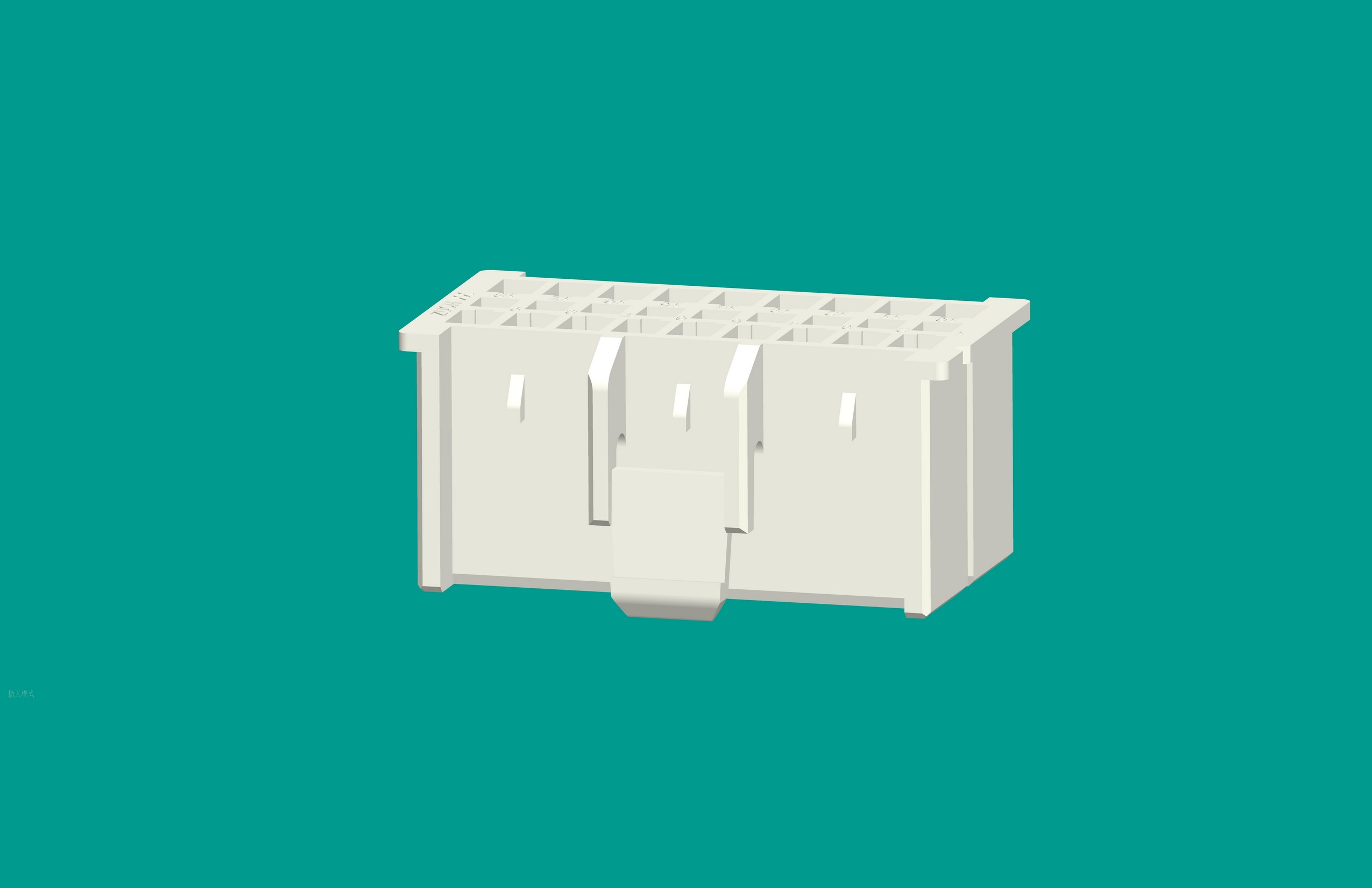 XM-18P插頭/白色/普通PA66-包裝