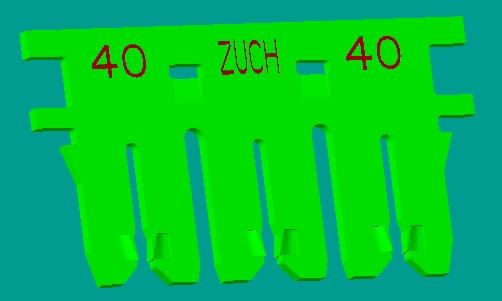 單片3位刺破端子0.50